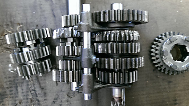 Das zerstörte Getriebe