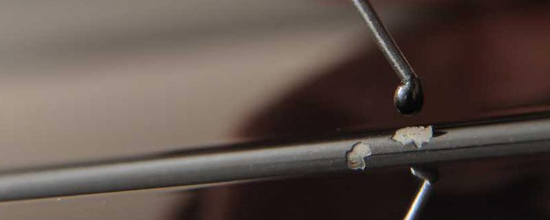 Steinschlag mit Pipette reparieren